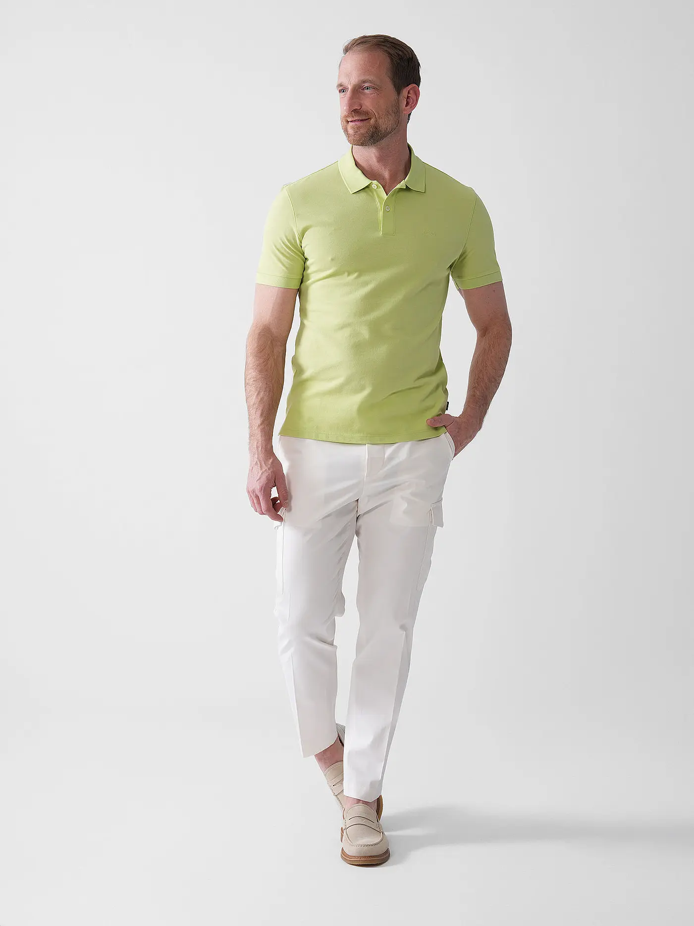 BOSS | Poloshirt Regular Fit PALLAS | hellgrün